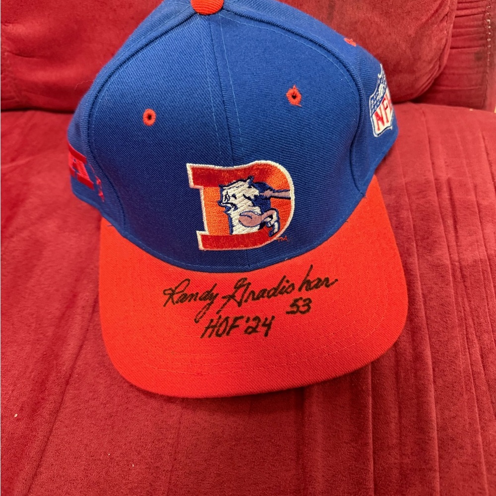 Broncos Vintage Blue and Orange NFL Cap